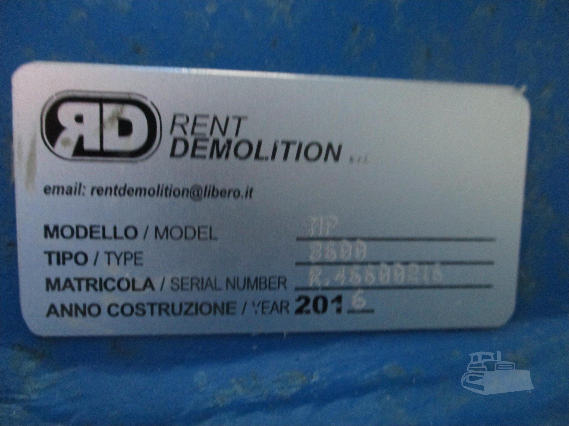 2016 RENT DEMOLITION MP3600 - $15,000 - Image 4
